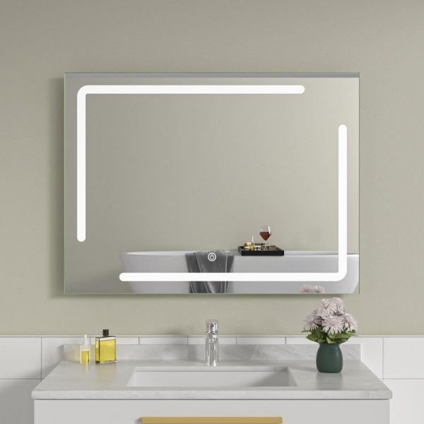 Oglinda baie 80x60 cu touch. Iluminare led