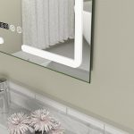 Oglinda baie led 60x80 cu ceas si dezaburire - imagine 3