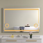 Oglinda baie cu led 120x80. Trei tipuri de iluminare - imagine 2