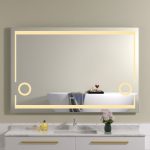 Oglinda baie cu led 120x80. Trei tipuri de iluminare - imagine 3