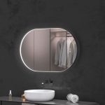 Oglinda baie cu led 60x90 reversibila. Trei tipuri de iluminare - imagine 5