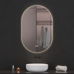 Oglinda baie cu led 60x90 reversibila. Trei tipuri de iluminare - imagine 7