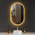 Oglinda baie cu led reversibila 70x100 - imagine 5