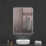 Oglinda baie cu led reversibila 60x80. Trei tipuri de iluminare - imagine 2