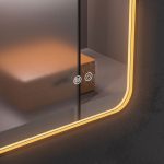 Oglinda baie cu led reversibila 60x80. Trei tipuri de iluminare - imagine 10