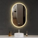 Oglinda baie cu led reversibila 90x65 - imagine 4