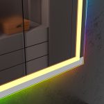 Oglinda baie cu led RGB si dezaburire 120x80 - imagine 14