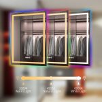 Oglinda baie cu led RGB si dezaburire 60x80