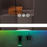 Oglinda baie cu led RGB si dezaburire 60x80 - imagine 12