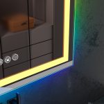 Oglinda baie cu led RGB si dezaburire 60x80 - imagine 4