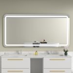 Oglinda baie led 160x80, functie dezaburire, control touch - imagine 2