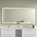 Oglinda baie led 160x80, functie dezaburire, control touch - imagine 4