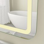 Oglinda baie led 160x80, functie dezaburire, control touch - imagine 7