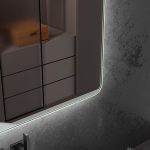 Oglinda baie led 60x80 fara intrerupator - imagine 6
