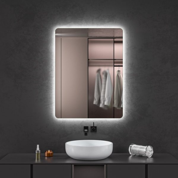 Oglinda baie led 60x80 fara intrerupator