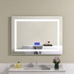 Oglinda baie led 80x60 cu bluetooth. Trei tipuri de iluminare - imagine 4