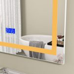 Oglinda baie led 80x60 cu bluetooth. Trei tipuri de iluminare - imagine 5