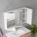 Oglinda baie led cu dulap suspendat 100x70x15 - imagine 4