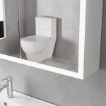 Oglinda baie led cu dulap suspendat 100x70x15 - imagine 6