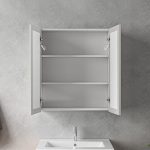 Oglinda baie led cu dulap suspendat 60x70x15 - imagine 3