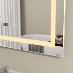 Oglinda baie led patrata cu dezaburire 80x80 lumina rece si calda - imagine 6