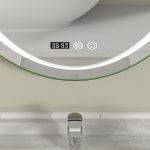 Oglinda baie ovala 60x80 cu led si dezaburire - imagine 3