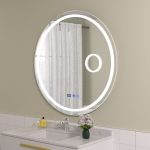 Oglinda baie rotunda cu led 90x90 - imagine 2