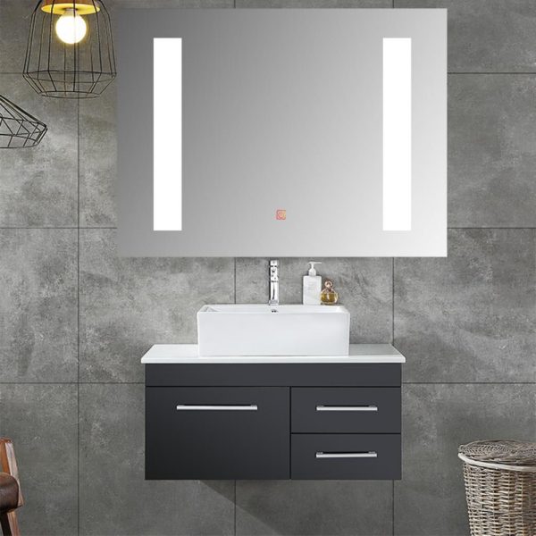 Oglinda baie 100x70 cu iluminare led. Control touch