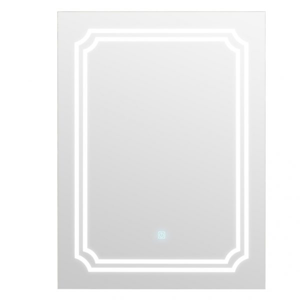 Oglinda baie cu led 60x80, senzor touch