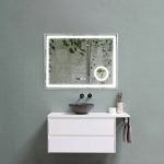 Oglinda cu lupa 100x70