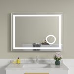 Oglinda baie 80x60 cu lupa. Functie dezaburire