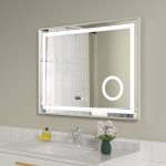 Oglinda baie 80x60 cu lupa. Functie dezaburire - imagine 2