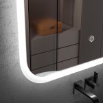 Oglinda baie led 60x80 cu touch. Iluminare exterioara - imagine 3