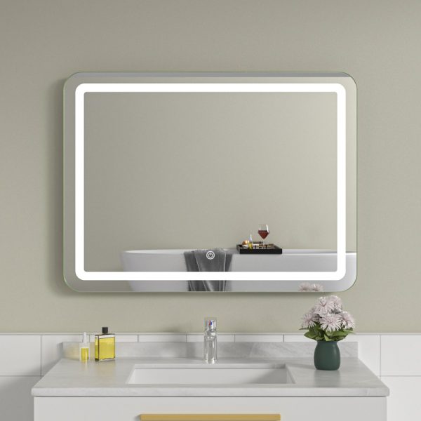 Oglinda baie led 80x60. Control touch