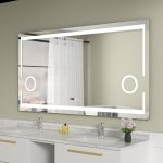 Oglinda baie cu dezaburire 150x80, dezaburire si ceas digital - imagine 5