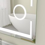 Oglinda baie cu dezaburire 150x80, dezaburire si ceas digital - imagine 6