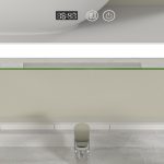 Oglinda baie cu dezaburire 150x80, dezaburire si ceas digital - imagine 9