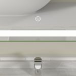 Oglinda baie cu led 60x80 senzor touch - imagine 4