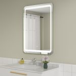 Oglinda baie cu led 60x80 senzor touch - imagine 2