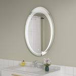 Oglinda baie 60x80 ovala cu led. Control touch - imagine 2