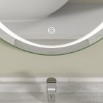 Oglinda baie 60x80 ovala cu led. Control touch - imagine 3