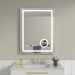 Oglinda baie 60x80 led cu lupa. Functie dezaburire