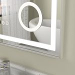 Oglinda baie 60x80 led cu lupa. Functie dezaburire - imagine 3