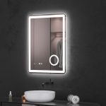 Oglinda baie led cu lupa si dezaburire 60x80 - imagine 2