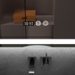 Oglinda baie 60x80 cu led. Functie dezaburire - imagine 3