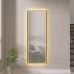 Oglinda de baie led si dezaburire reversibila 50x138 - imagine 5