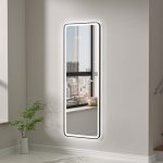 Oglinda de baie led si dezaburire reversibila 50x138 - imagine 6