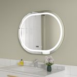 Oglinda baie 80x60 ovala cu led si dezaburire - imagine 2