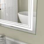 Oglinda baie 60x80 cu iluminare led. Control touch - imagine 3