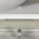 Oglinda baie 60x80 cu iluminare led. Control touch - imagine 4